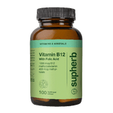 Supherb Vitamin B-12 + folic acid - Herbal Wings