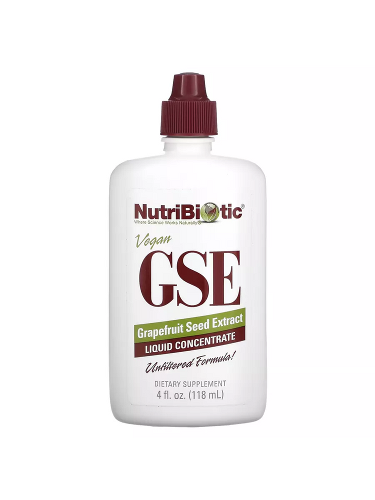 NutriBiotic® GSE, Grapefruit seed extract, liquid concentrate, 118 ml