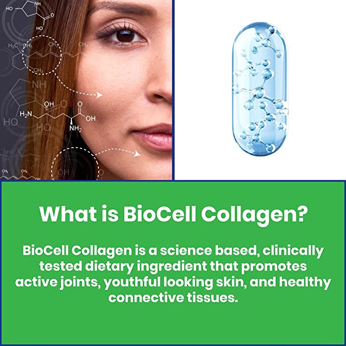 Paradise Herbs, Collagen Extreme with BioCell Collagen, OptiMSM & Nature's C, 60 Capsules