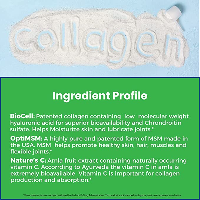 Paradise Herbs, Collagen Extreme with BioCell Collagen, OptiMSM & Nature's C, 60 Capsules