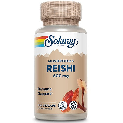 Solaray, Reishi Mushrooms, 600 mg, 100 VegCaps