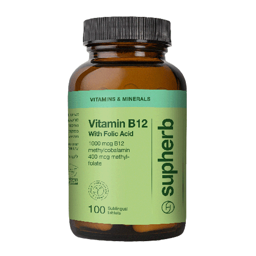 Supherb Vitamin B-12 + folic acid - Herbal Wings